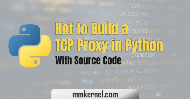 How to Create TCP Proxy in Python
