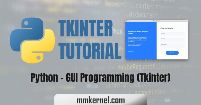 How to Create GUI Application with Python and Tkinter