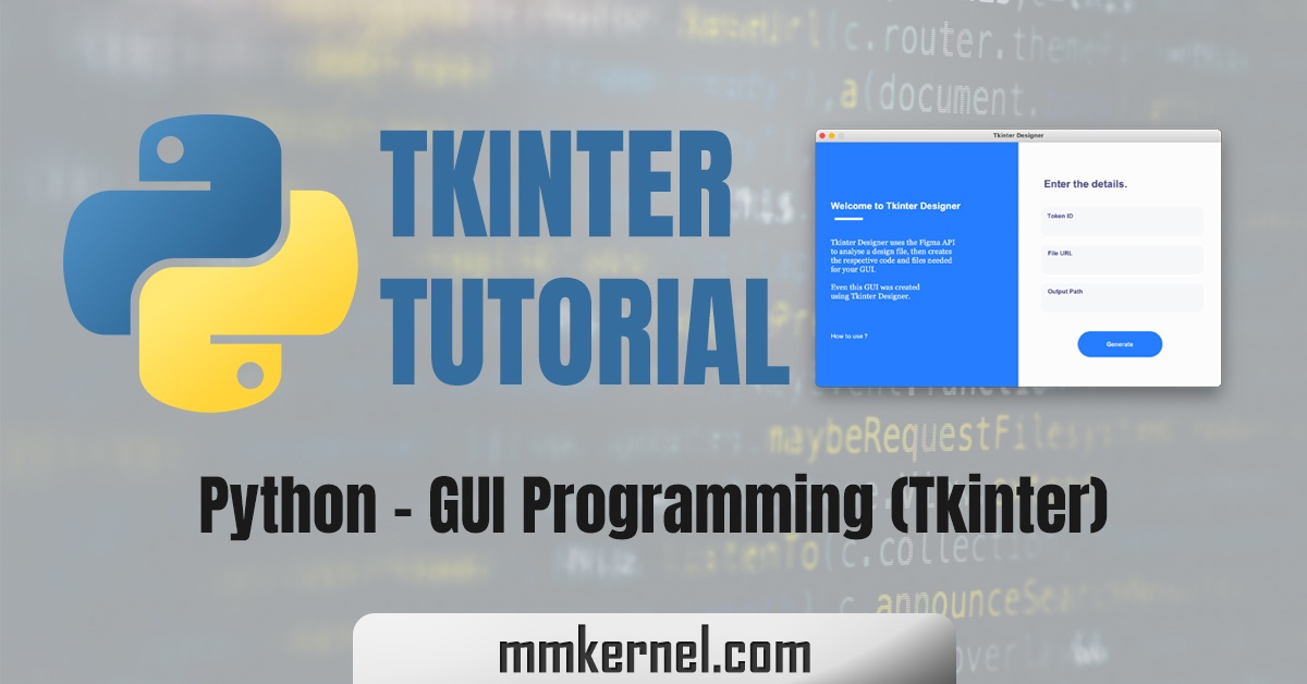 Python Tutorials for Beginners - MMkernel.com