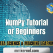 NumPy Tutorial for Beginners Data Science & Machine Learning