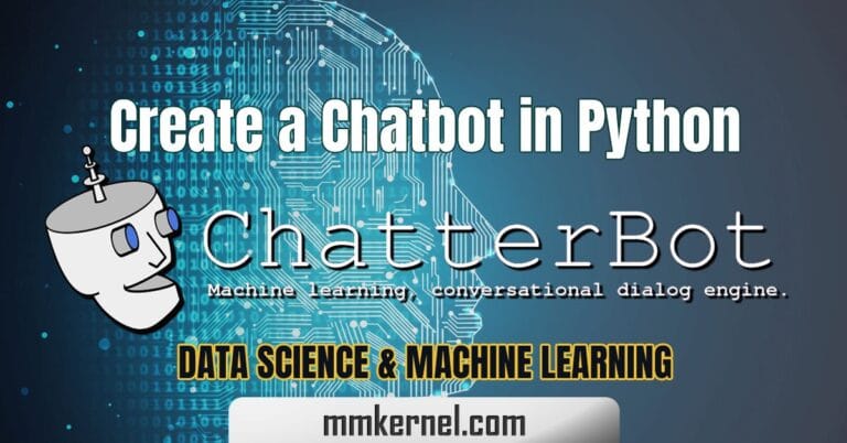 Create a Chatbot in Python with ChatterBot that Save The Conversation