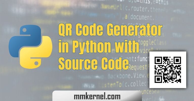 QR Code Generator in Python with Source Code