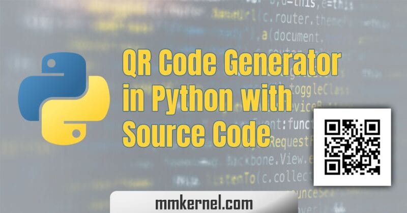 QR Code Generator in Python with Source Code