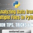 Analyzing Data from Multiple Files in Python
