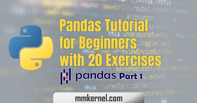 Pandas Tutorial for Beginners with 20 Exercises