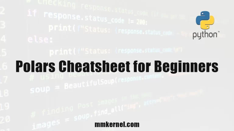 Polars Cheatsheet for Beginners