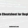 Python Cheatsheet for Beginners