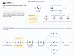 Chat with Your Google Sheet Using AI and n8n